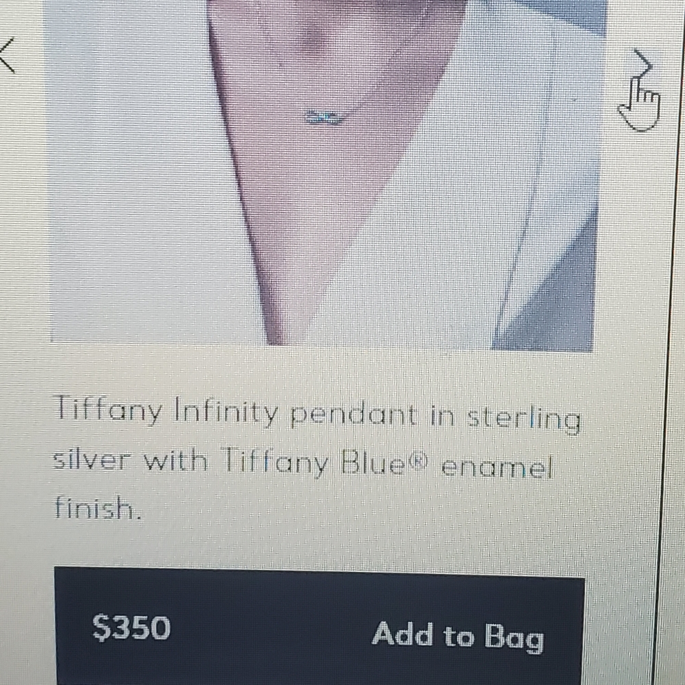 Tiffany Infinity Necklace